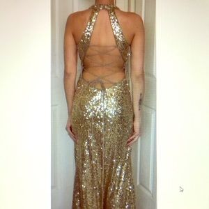 Ignite gold dress